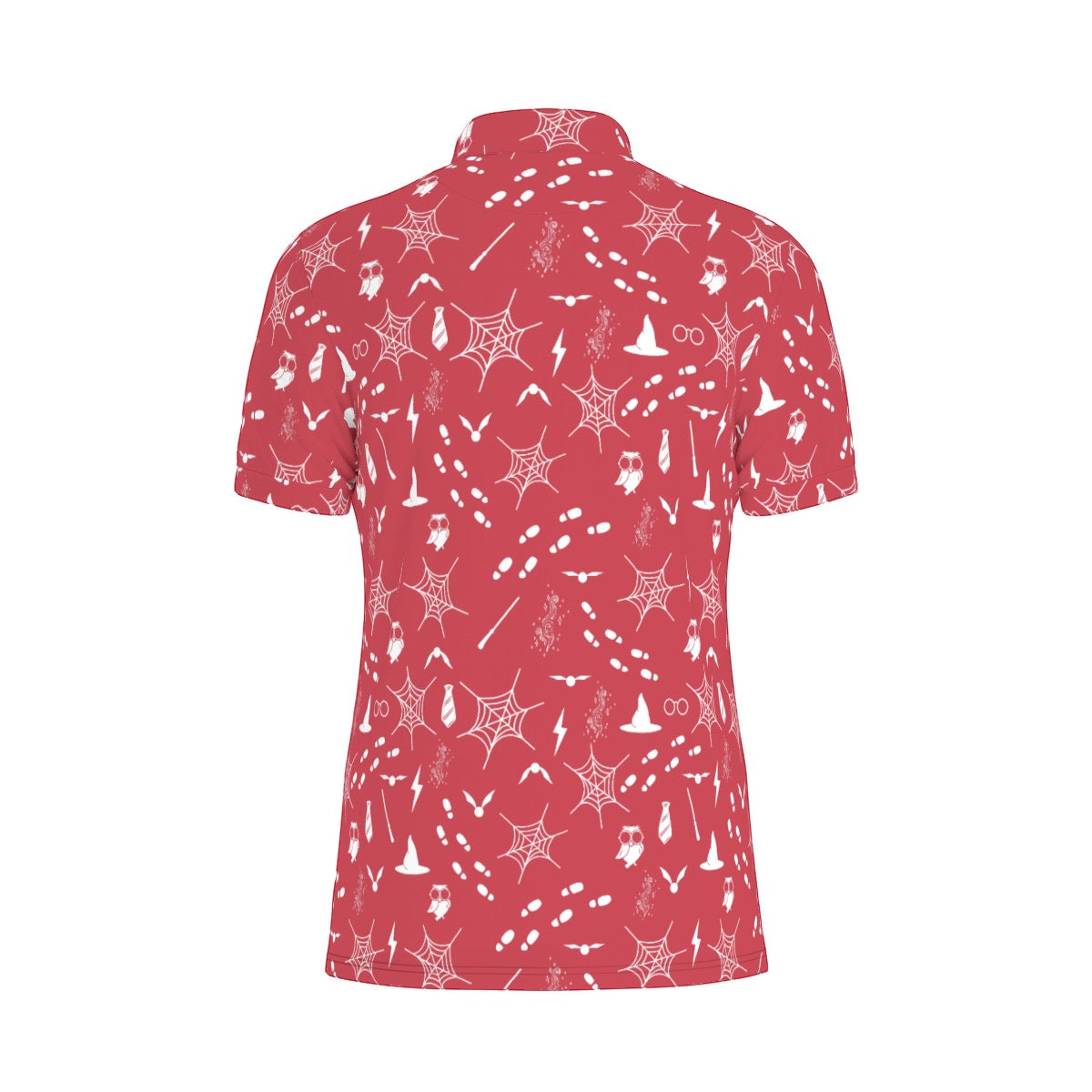 Red Wizard Men's Stretch Collar Polo Shirt