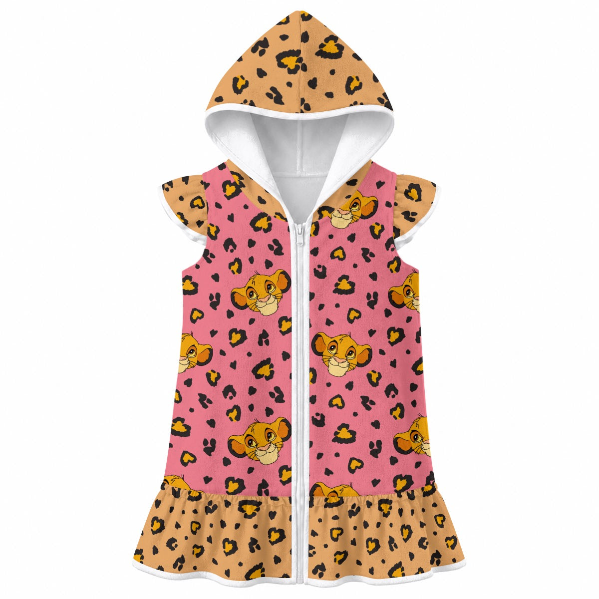 Roar Girls' Hooded Beach Cover-Up
