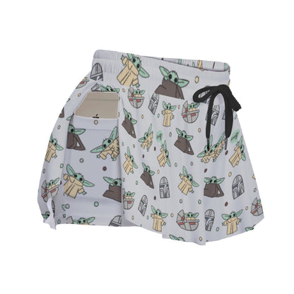This is the Way Women's Sport Skorts With Pocket