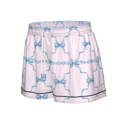 Bridesmaid Women's Pajama Set With Short Sleeve