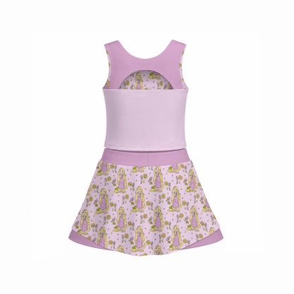 The Tower Princess Women's Sports Tank & Skort Set