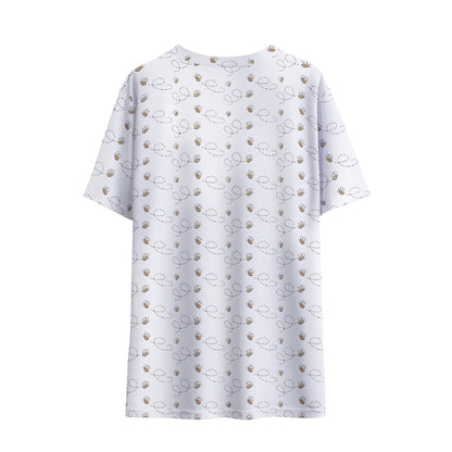 Buzzing Bee Children's Round Neck T-Shirt