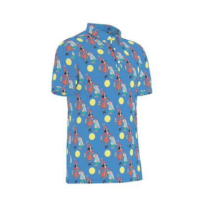 Hook Men's Stretch Collar Polo Shirt
