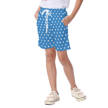 Patriotic Stars Kid's Beach Shorts
