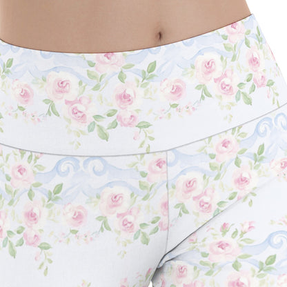 Grandmillenial Roses Women's Flare Yoga Pants