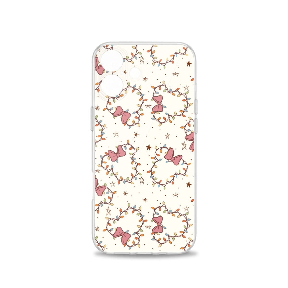 Christmas Lights Minnie iPhone 16 Series Mobile Phone Case