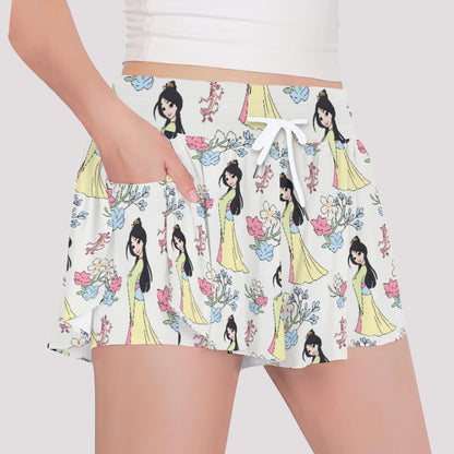 The Honorable Princess [smaller print]  Girls' Sports Culottes