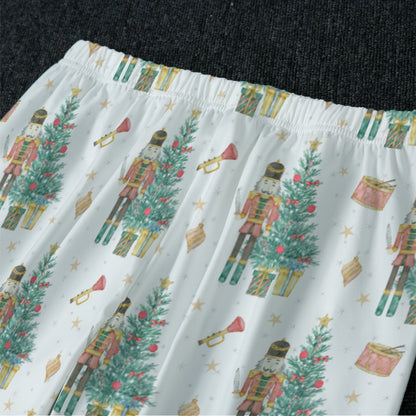 Christmas Tree Nutcracker Women's Raglan Sleeve Pajamas