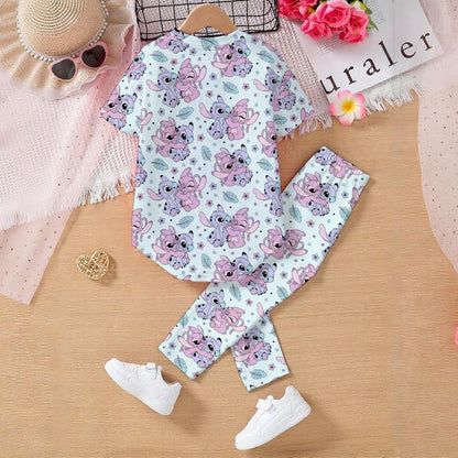 Alien Friends Kids' Casual Top and Pants Set