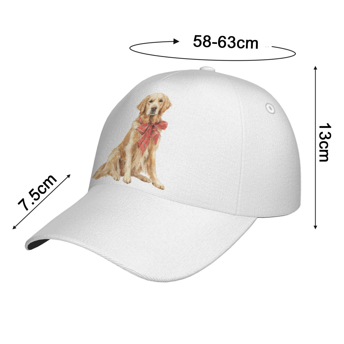 Golden Retriever Peaked Cap