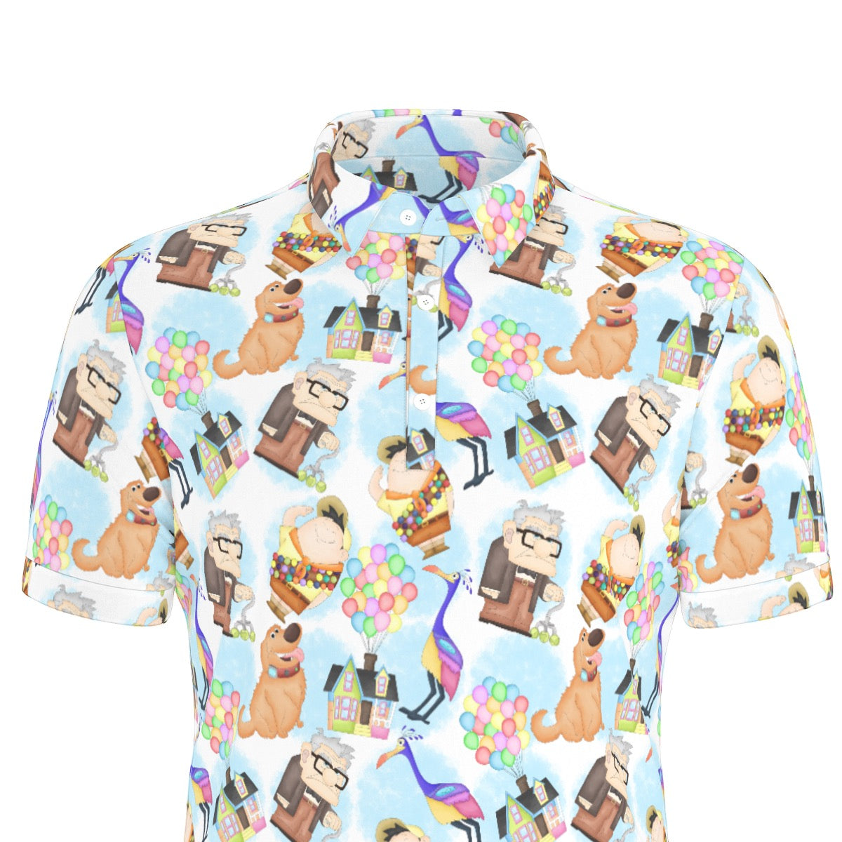 Up Men's Stretch Collar Polo Shirt