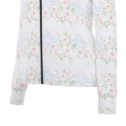 Grandmillenial Roses Women's Long Sleeve Thumbhole Jacket