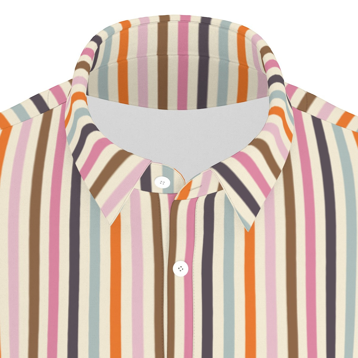Friendly Ghosts Stripe [Slate] Men's Stretch Collar Polo Shirt