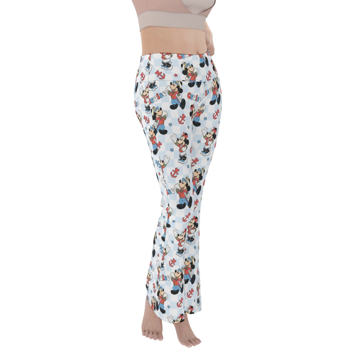 Checkered Cruising MM Women's Flare Yoga Pants
