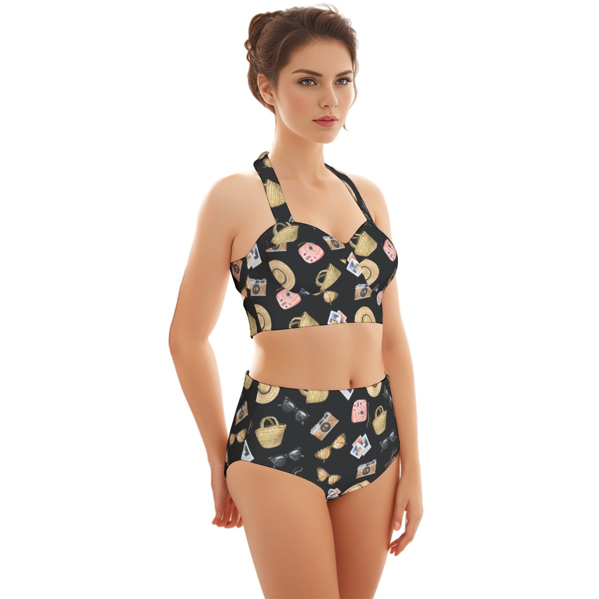 Vacay Women's Swimsuit Set With Halter