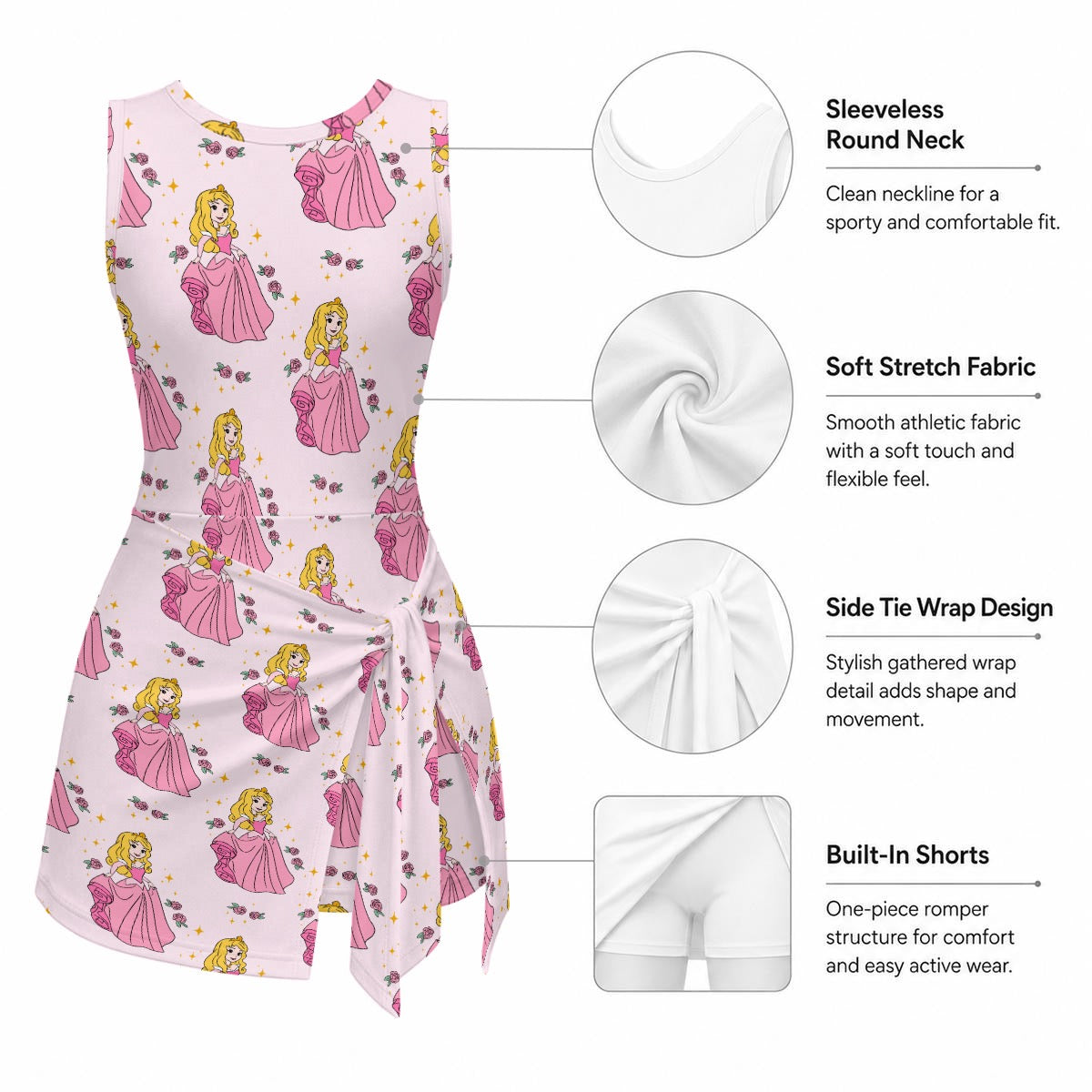 Briar Girls Sports Romper