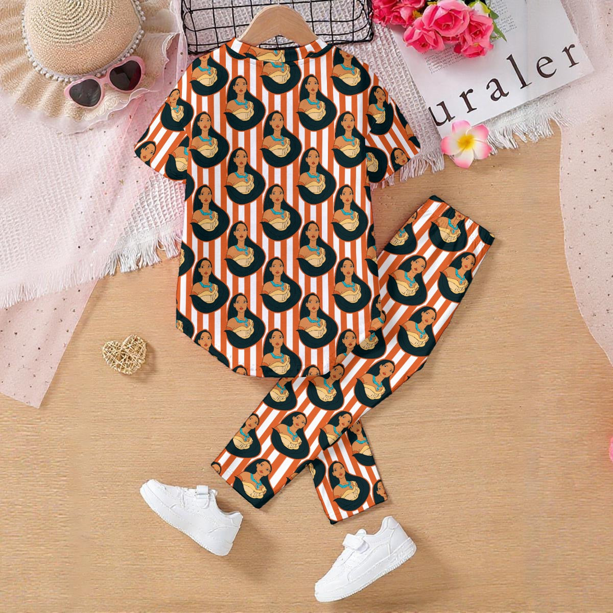 Striped Riverbend Kids' Casual Top and Pants Set