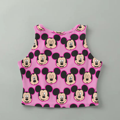 Pink MM High-Stretch Short Women's Tank Top
