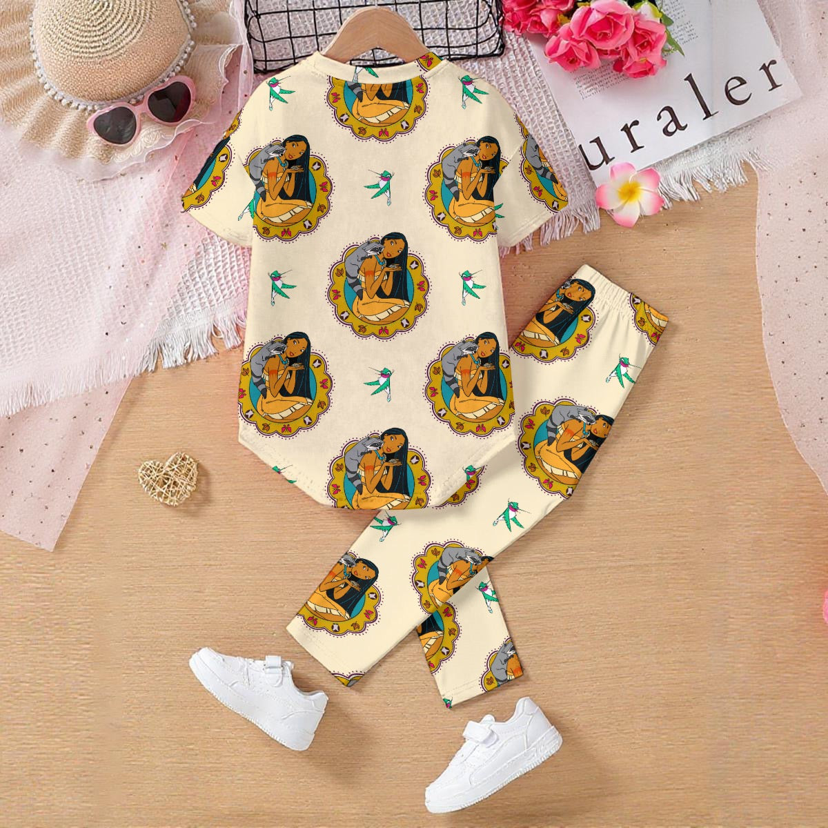 Yellow Riverbend Kids' Casual Top and Pants Set