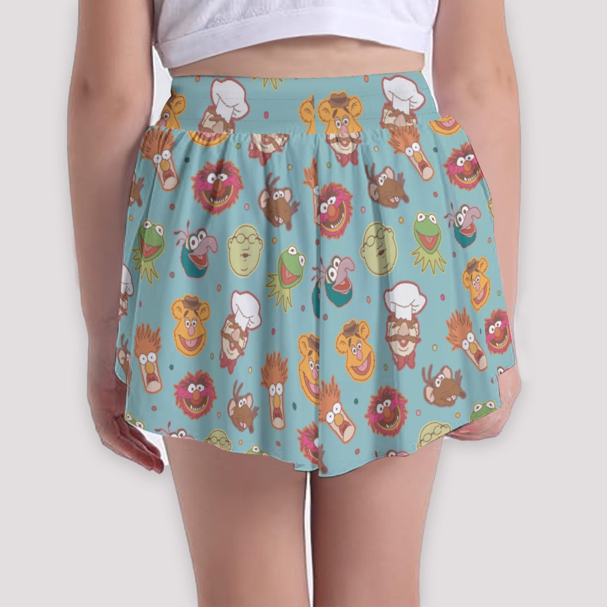 Puppet Faces Girls' Sports Culottes