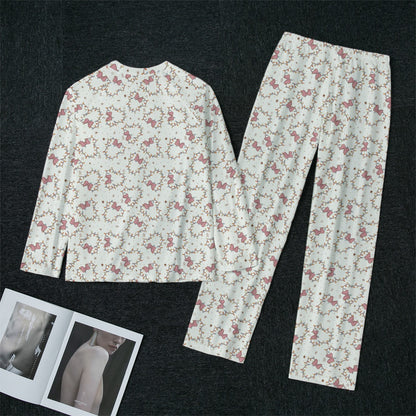 Minnie Lights Women's Raglan Sleeve Pajama Set