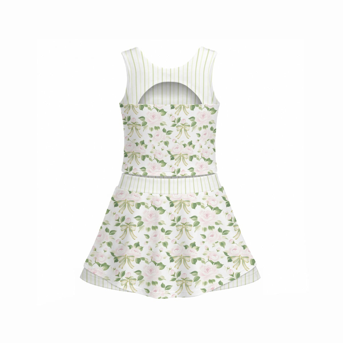 Camilla Girl's Sleeveless Sports Tank & Skort Set