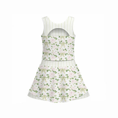 Camilla Girl's Sleeveless Sports Tank & Skort Set