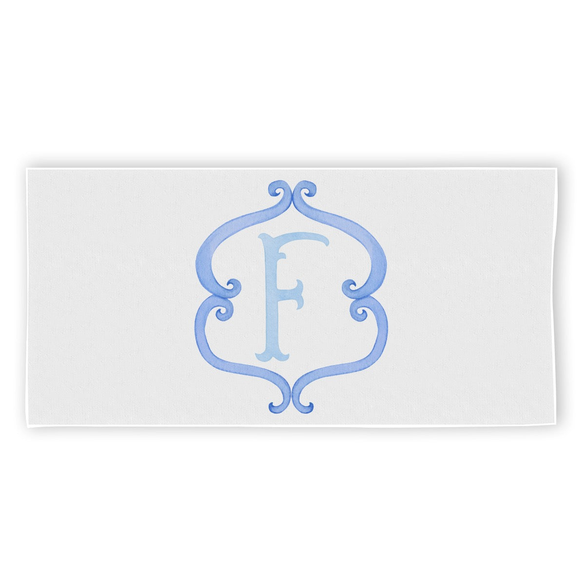 F Monogram Towel