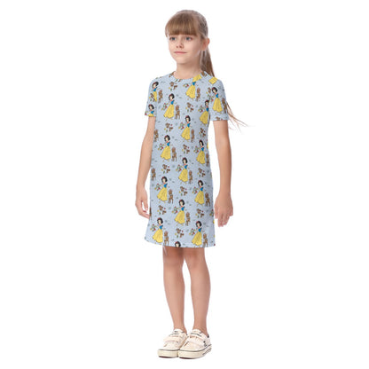 The Fairest One of All [smaller print] Kid's Short Sleeve Dress