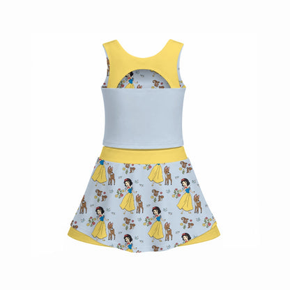 The Fairest One of All Girl's Sports Tank & Skort Set