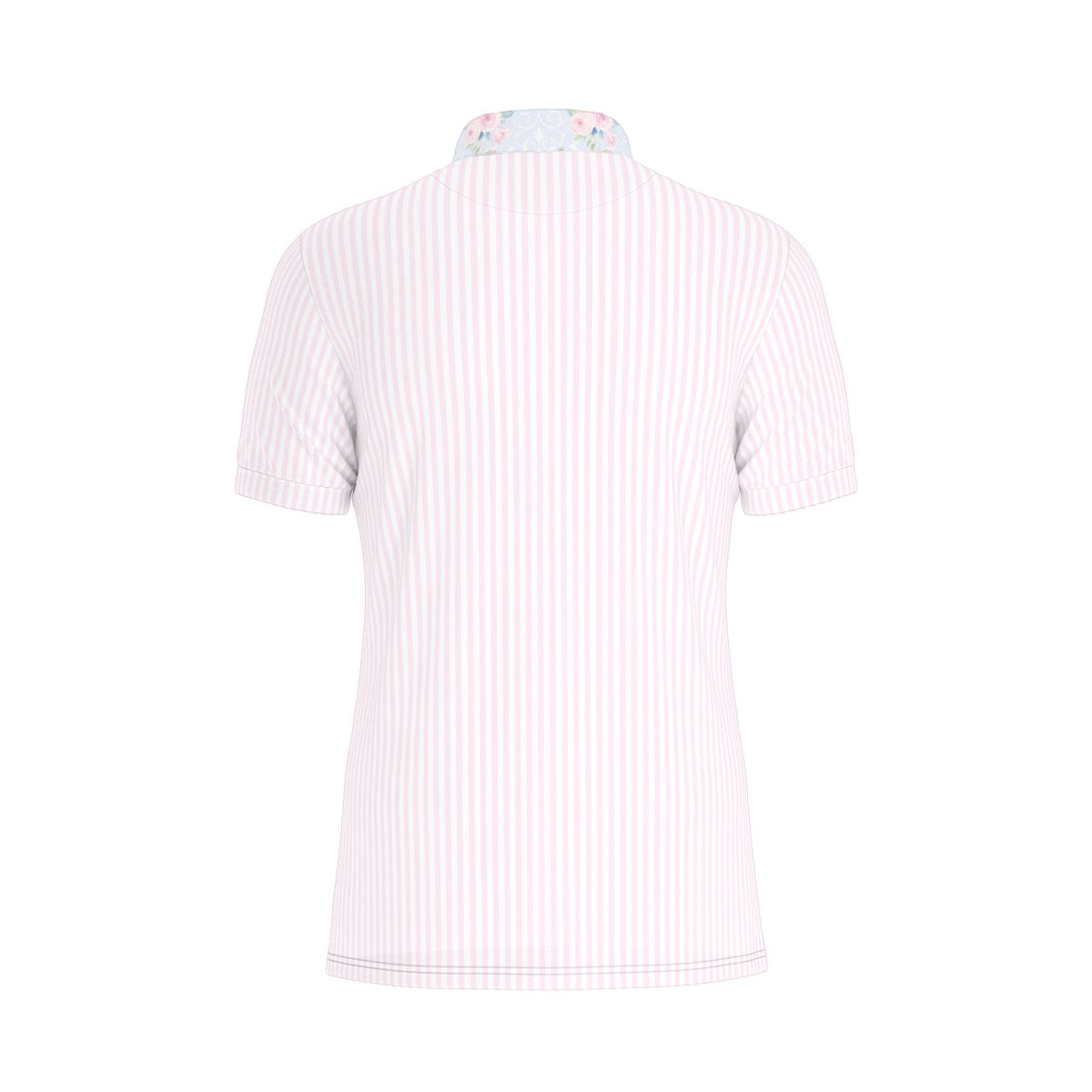 Rose Men's Stretch Collar Polo Shirt