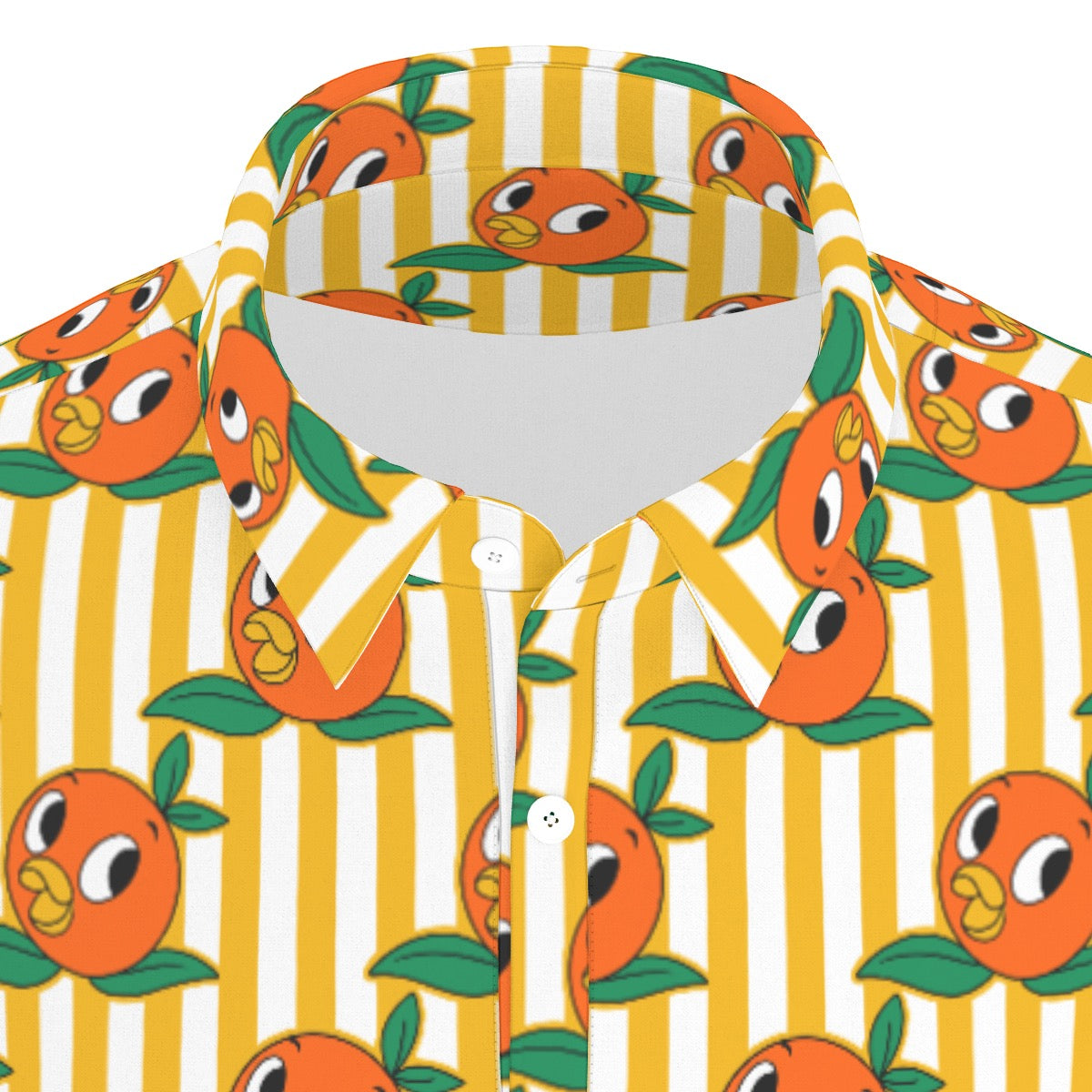 Striped Birdie Men's Stretch Collar Polo Shirt