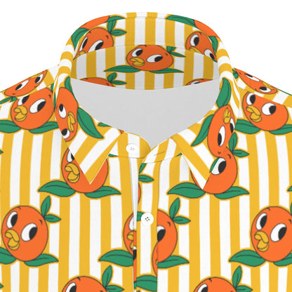 Striped Birdie Men's Stretch Collar Polo Shirt