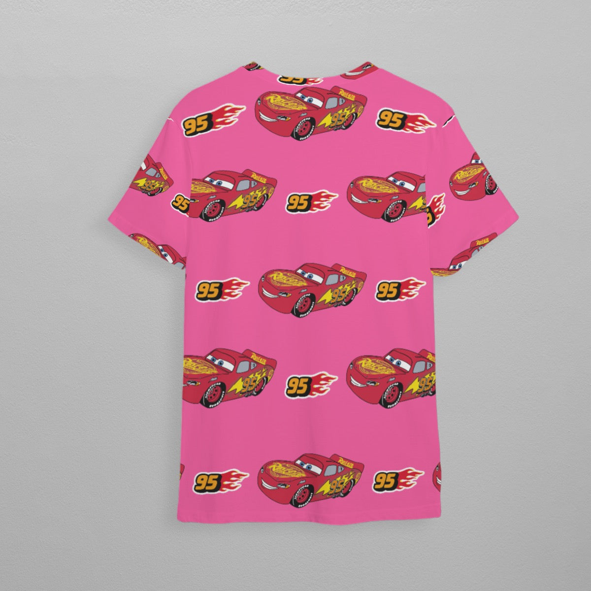Pink Cars Children's Athletic T-Shirt