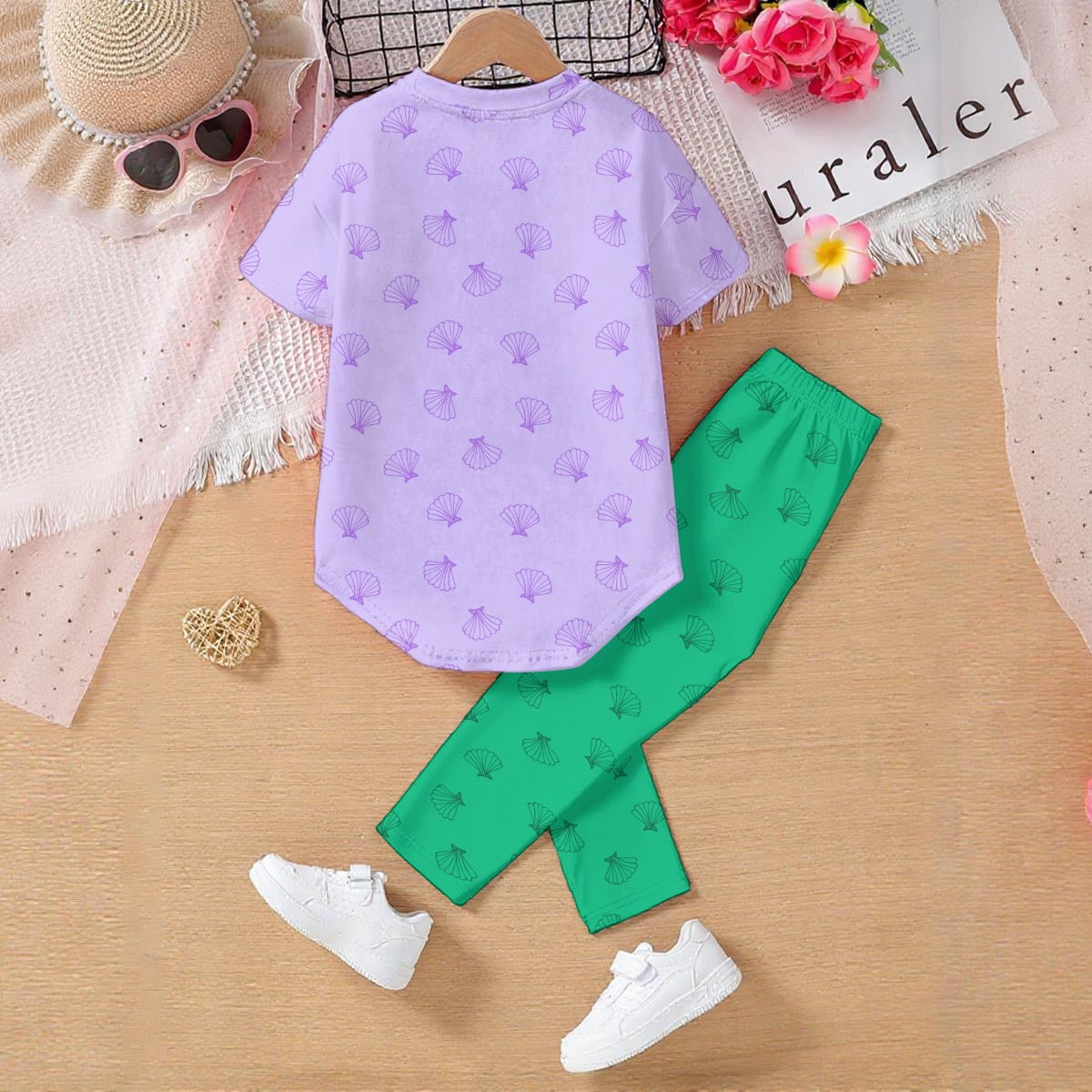 Ariel Bounding Kids' Casual Top and Pants Set