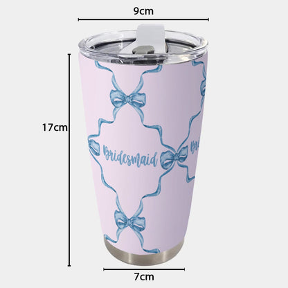 Bow Trellis Bridesmaid Tumbler 20oz