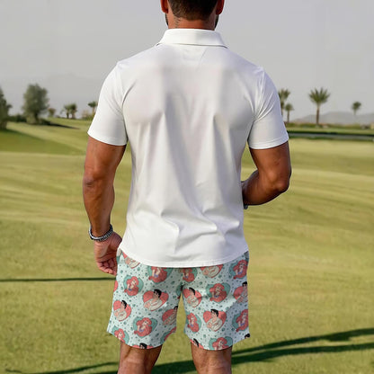A Mermaid & Her Prince Men's Polo Sportswear Set