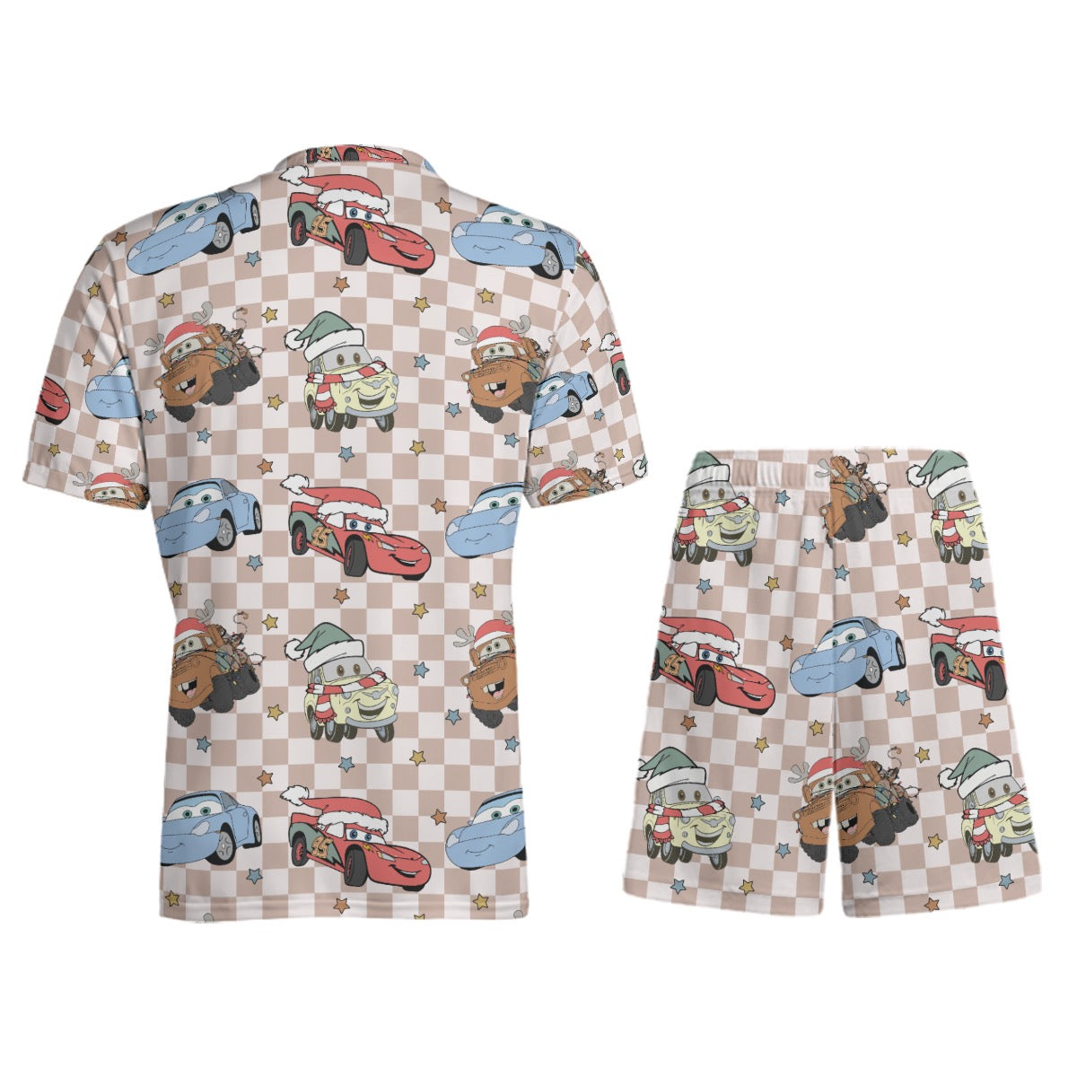 Christmas Cars Children's Sports T-Shirt Set