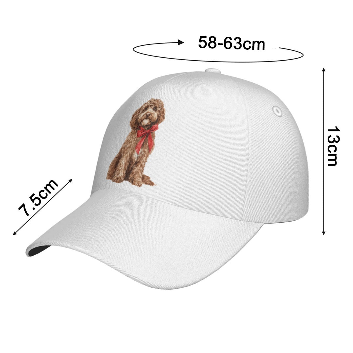 Goldendoodle 2 Peaked Cap
