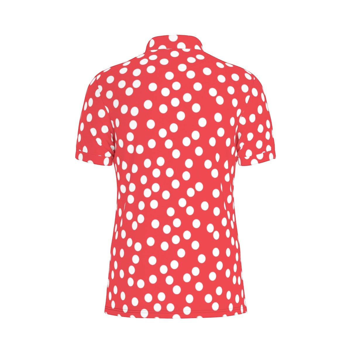 Dots Men's Stretch Collar Polo Shirt