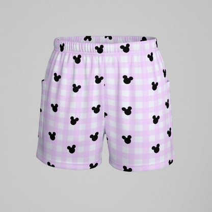 Bright Pink Gingham Women’s Sports Dress Set