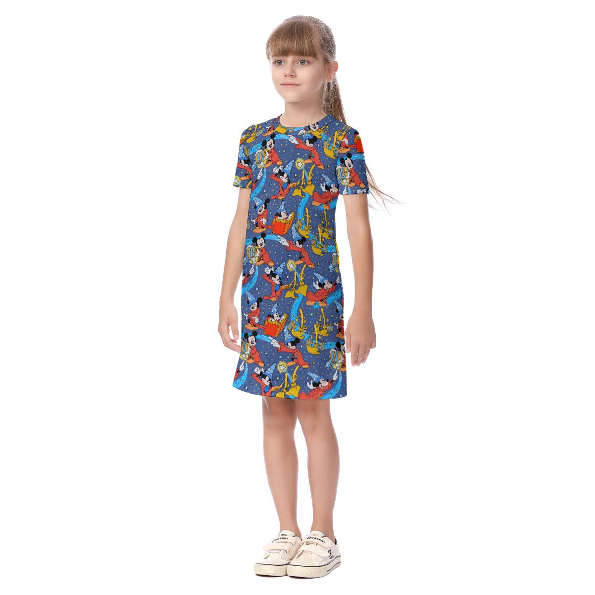 Sorcerer in Action Kid's Short Sleeve Dress