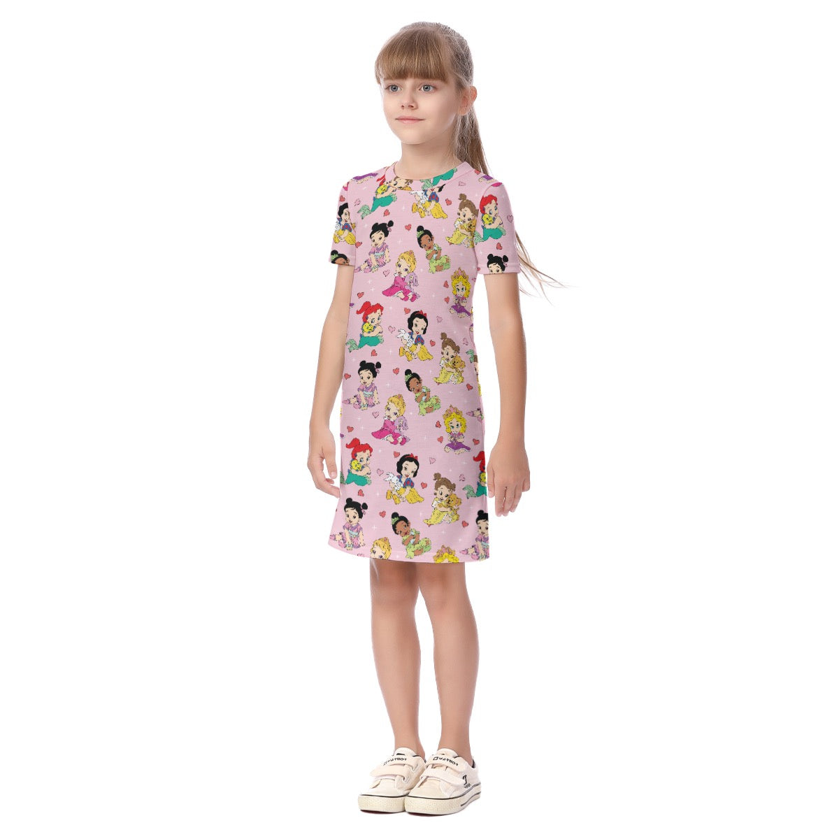 Princess Babies Kid's Short Sleeve Dress