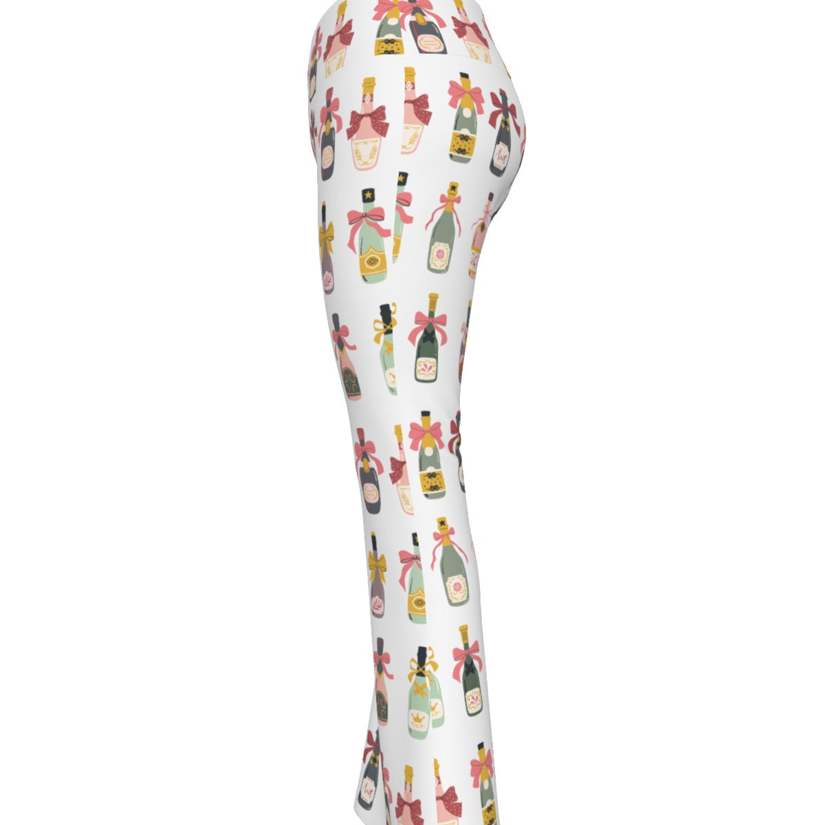 Champagne Women's Flare Yoga Pants