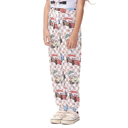 Christmas Cars Kid's Casual Pants