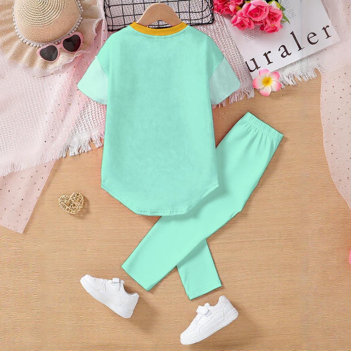Jasmine Bounding Kids' Casual Top and Pants Set