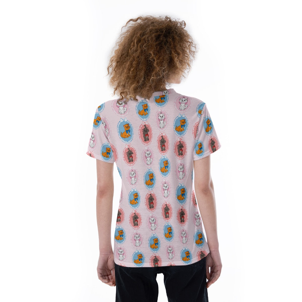 Cat Frames V-neck Women's T-shirt