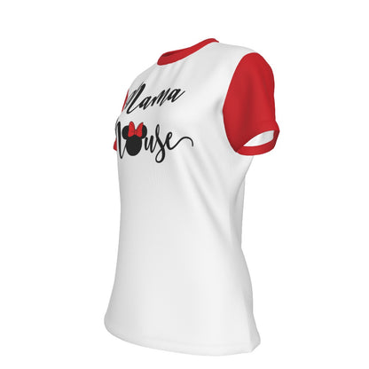 Mama Mouse Women's Round T-Shirt|210GSM