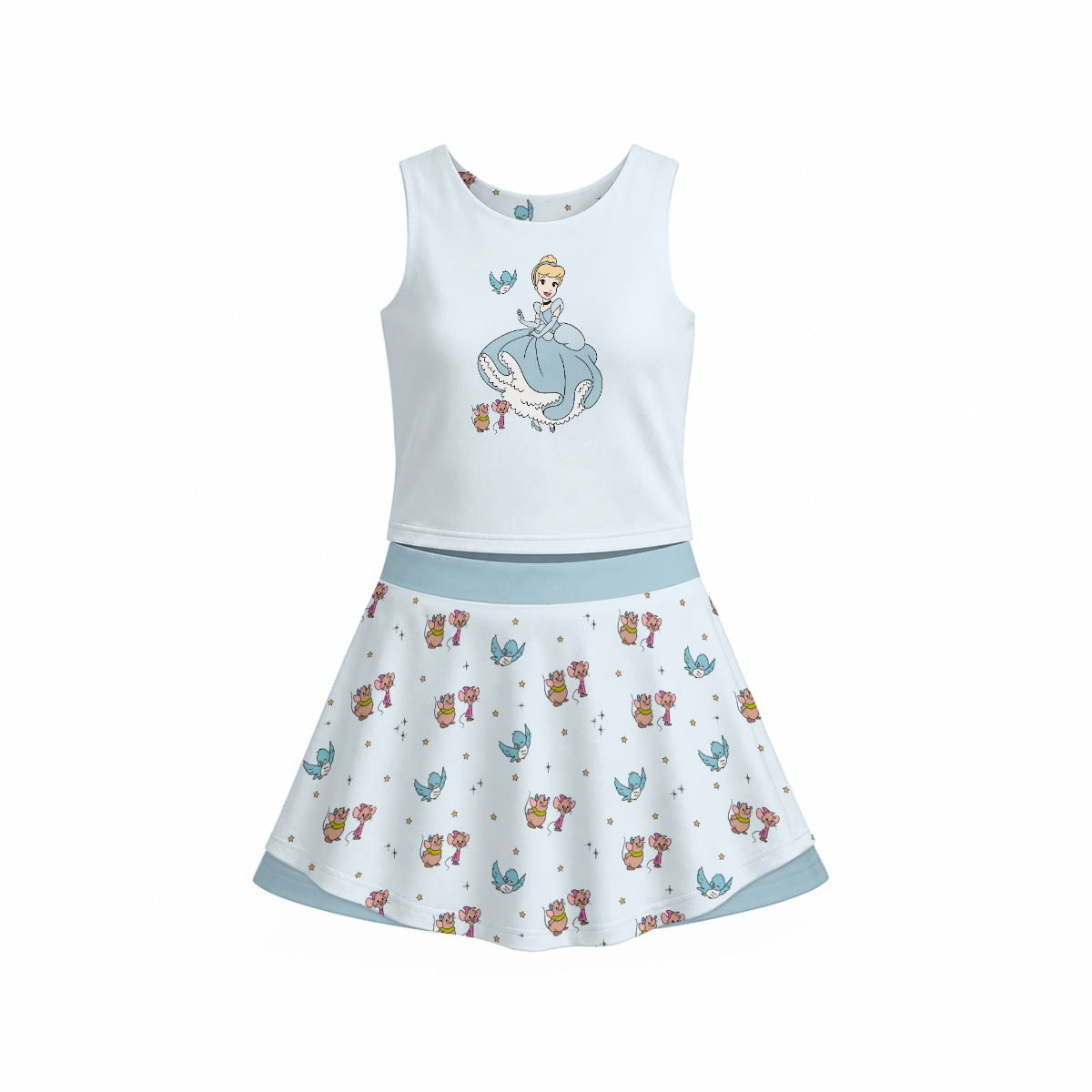 Cindy & Friends Women's Sports Tank & Skort Set