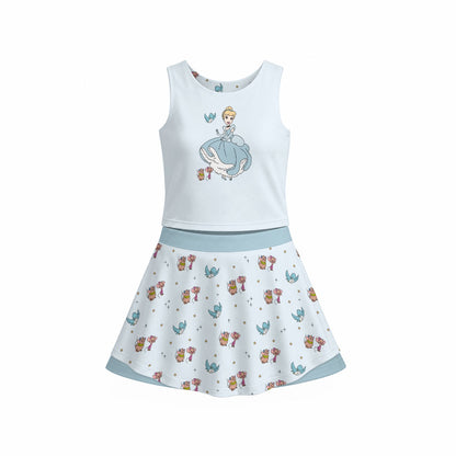 Cindy & Friends Women's Sports Tank & Skort Set
